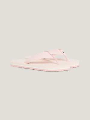 Tommy hilfiger sale pink flip flops