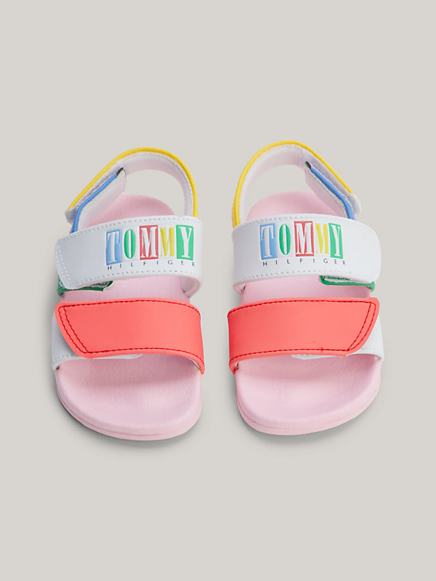 Tommy Hilfiger + Chunky Sole Hook and Loop Strap Sandals