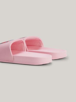 Pink tommy store hilfiger sliders