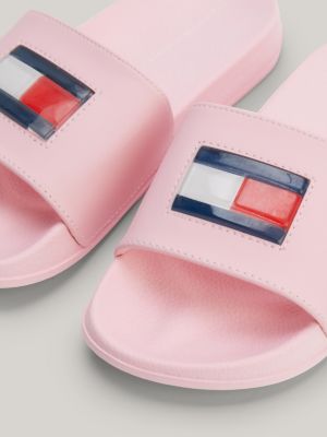 Tommy hilfiger flag on sale pool slides women's