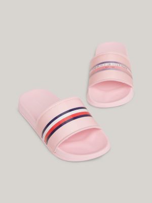 Girls tommy on sale hilfiger slides