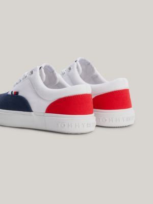 Colour-Blocked Lace-Up Trainers | Blue | Tommy Hilfiger