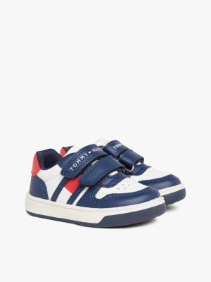 Tommy Hilfiger - Tenis Velcro Deportiva Niña Azul Tommy Hilf