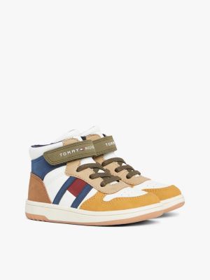 Tommy hilfiger high top hot sale trainers