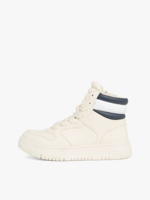 Tommy hilfiger best sale white high tops