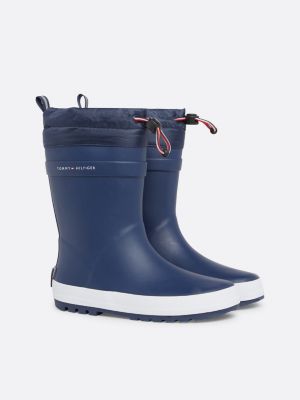 Botas de agua con cord n ajustable Azul Tommy Hilfiger