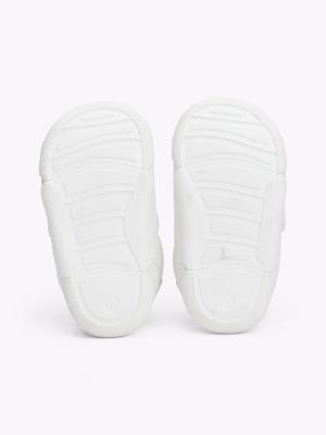 weiß sneaker mit klettverschluss für mädchen - tommy hilfiger