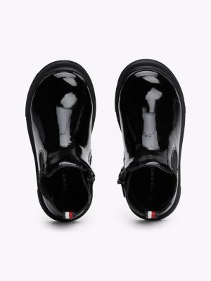 black chelsea boots for girls tommy hilfiger