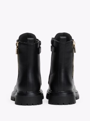 schwarz schnürstiefelette für mädchen - tommy hilfiger