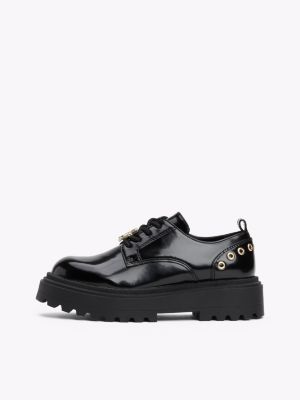 black smart shoes for girls tommy hilfiger