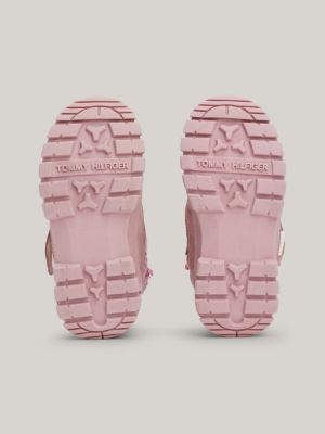 pink faux fur boots for girls tommy hilfiger