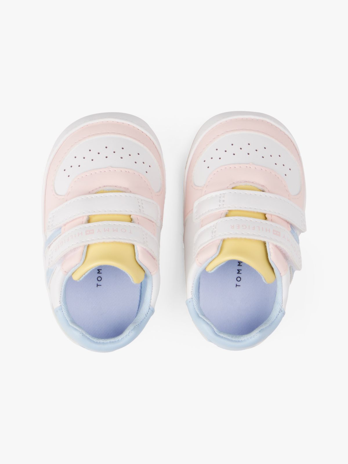 Colour-Blocked Glitter Trainers — Multi