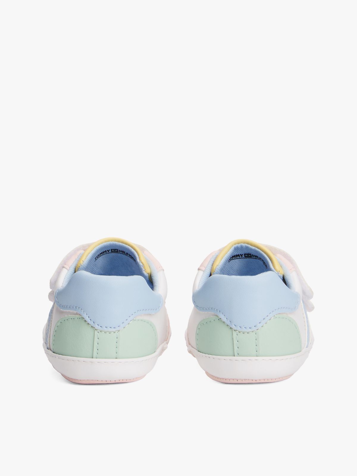 Colour-Blocked Glitter Trainers — Multi
