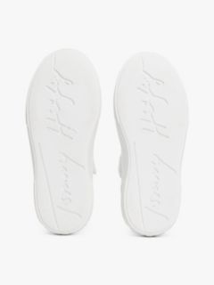 TH Monogram Lace-Up Trainers — White 5
