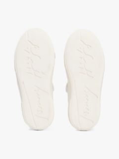 Glitter Lace-Up Trainers — White 5