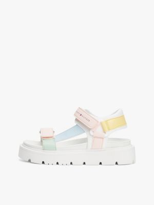 sandales à bride multicolore plusieurs couleurs pour filles tommy hilfiger