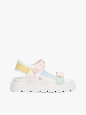 sandales à bride multicolore multi pour filles tommy hilfiger