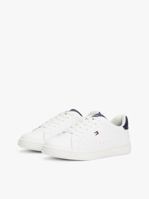 white flag colour-pop trainers for kids gender inclusive tommy hilfiger