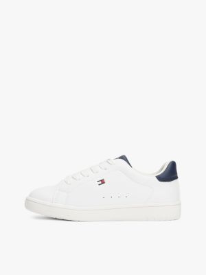 white flag colour-pop trainers for kids gender inclusive tommy hilfiger