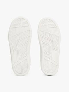 Flag Contrast Heel Trainers — White 5