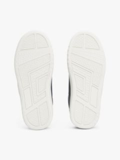 Flag Mixed Texture Trainers — Blue 5