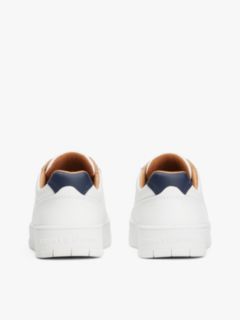 Fine Cleat Lace-Up Trainers — White 4