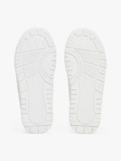 Fine Cleat Lace-Up Trainers — White 5
