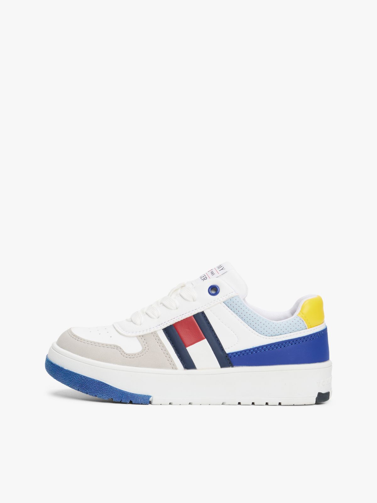 Colour-Blocked Fine Cleat Trainers — Multi