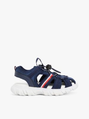 sandalias con cordones ajustables blue de niños tommy hilfiger