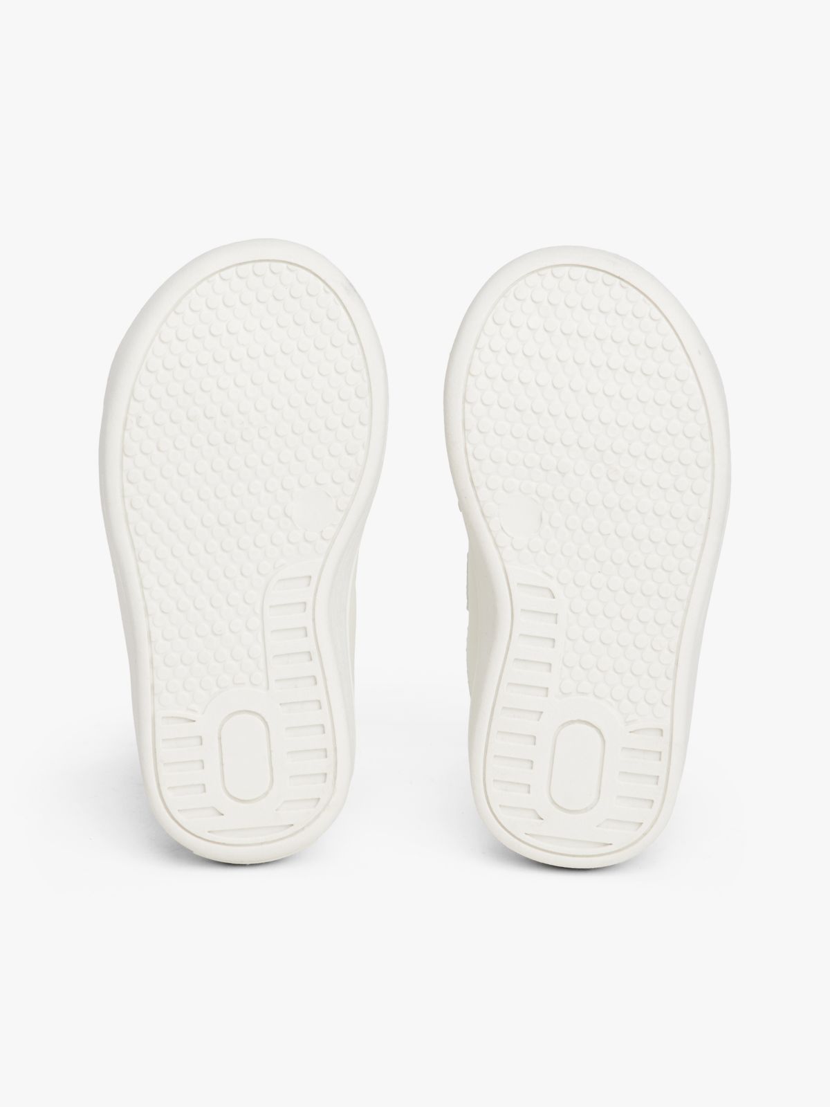 Glitter Flag Hook And Loop Trainers — White