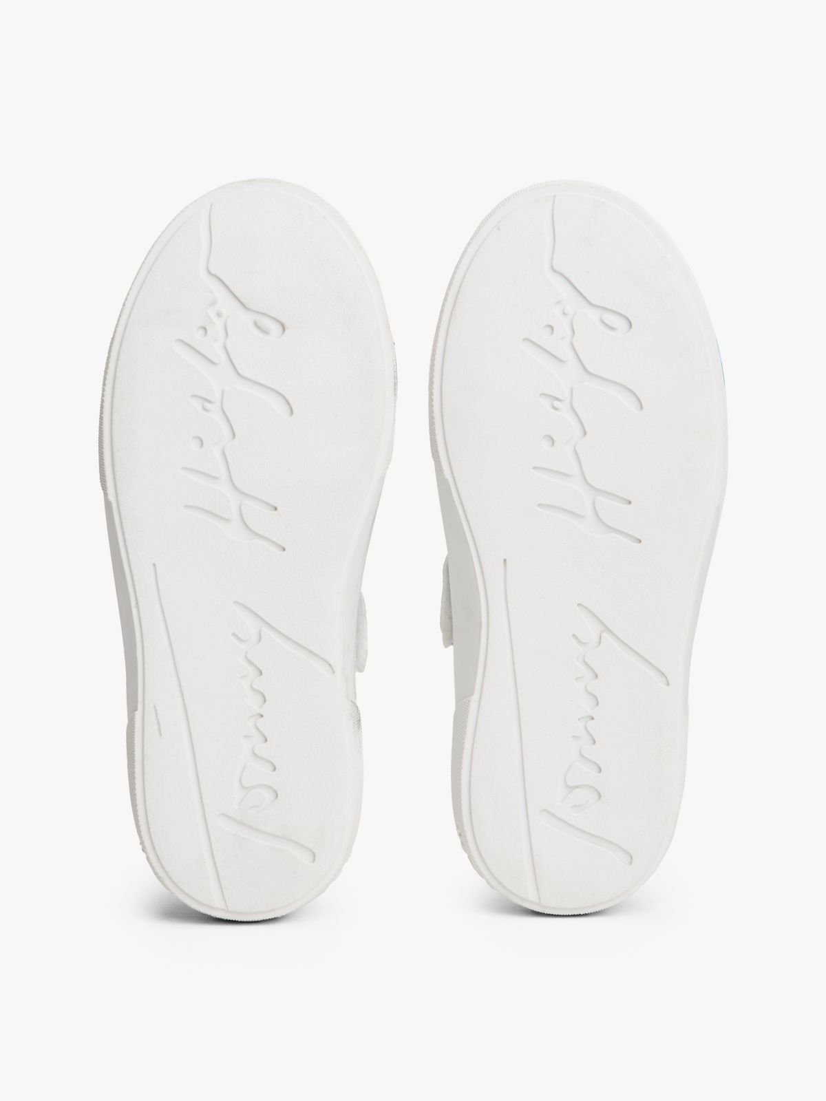 Metallic Trim Lace-Up Trainers — White