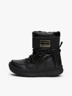 Waterproof Fine Cleat Snow Boots — Black 7