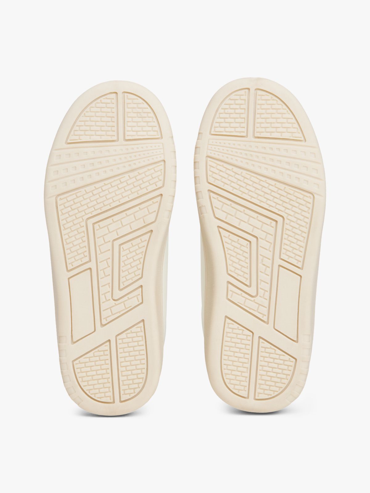 Flag Embroidery Lace-Up Trainers — White