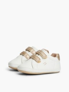 Tonal Flag Metallic Trainers — White 2