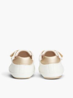 Tonal Flag Metallic Trainers — White 4
