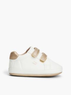 Tonal Flag Metallic Trainers — White 1