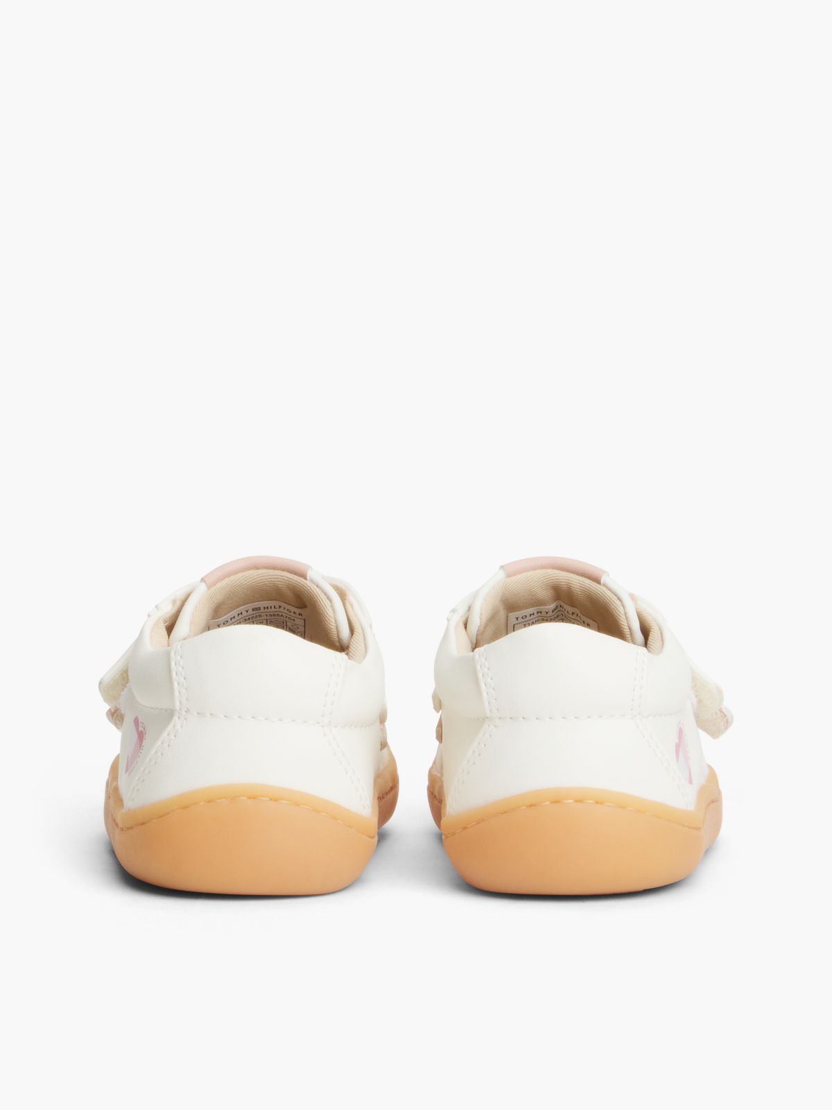 Heart Flag Mid-Top Trainers — White