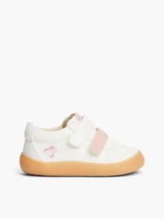 Heart Flag Mid-Top Trainers — White 1