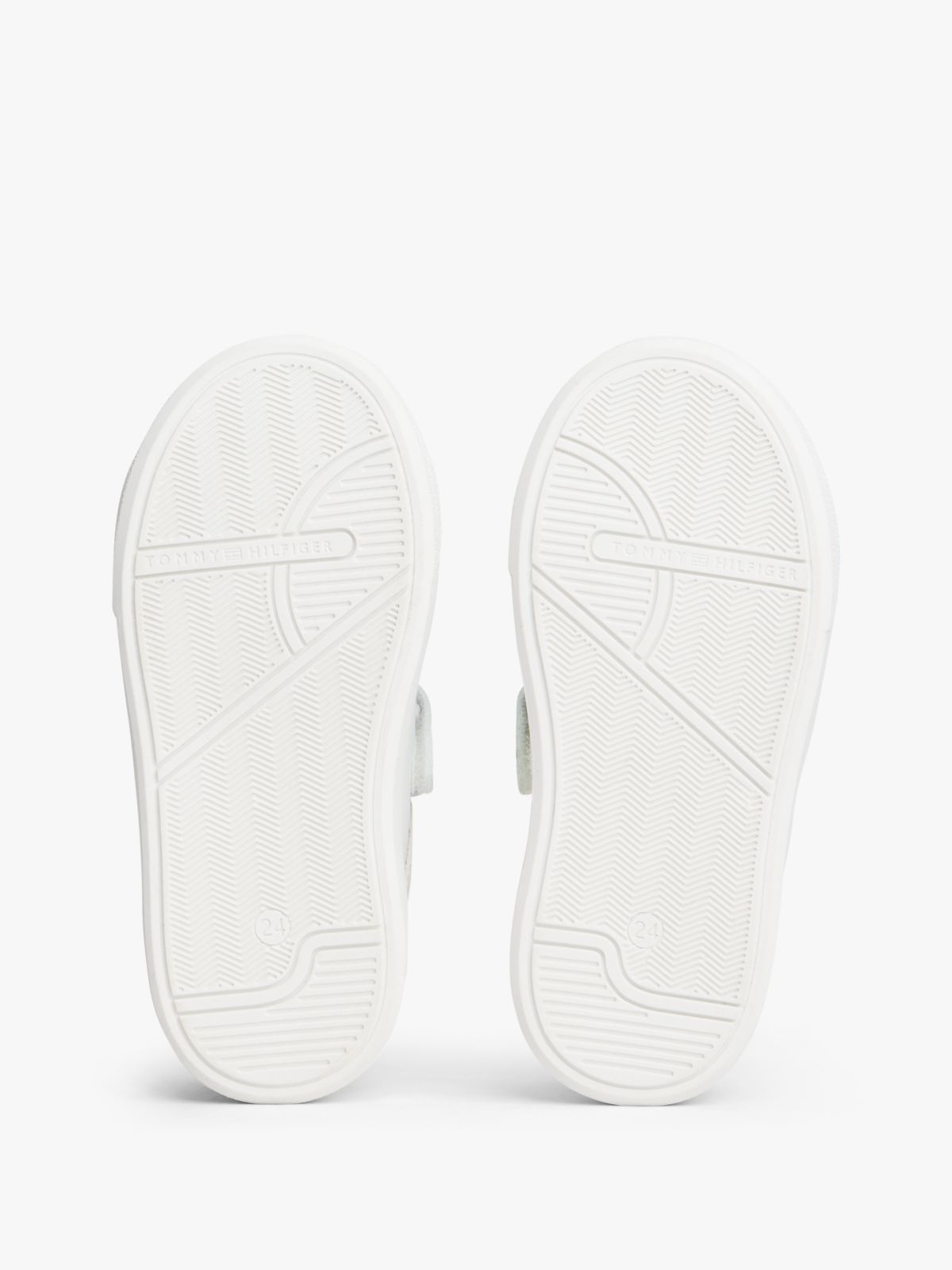 TH Monogram Zip Trainers — White