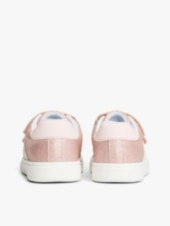 Tonal Flag Glitter Trainers — Pink 4