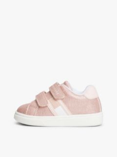 Tonal Flag Glitter Trainers — Pink 7