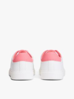 Tonal Flag Two-Tone Trainers — White 4