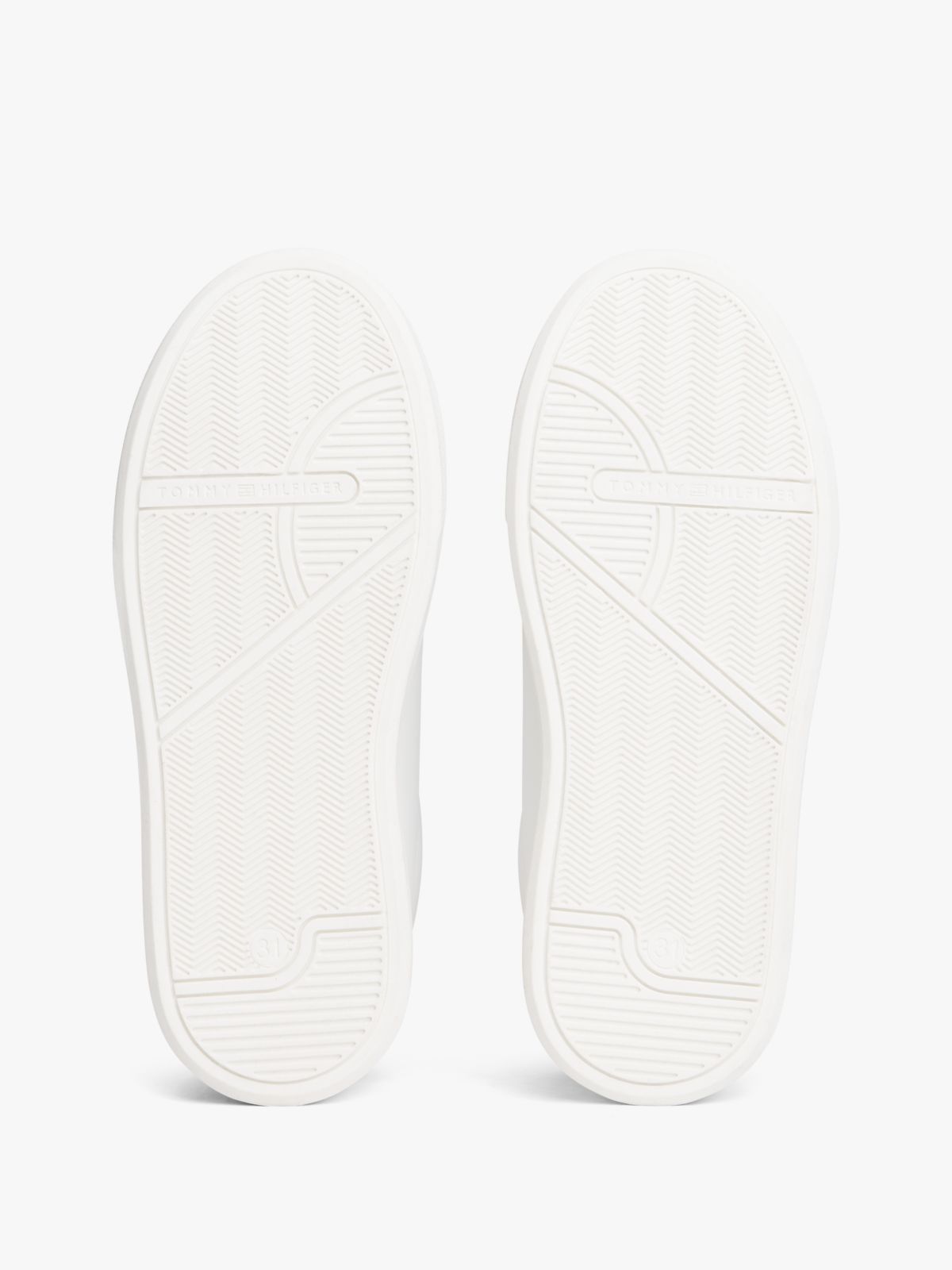 Tonal Flag Two-Tone Trainers — White