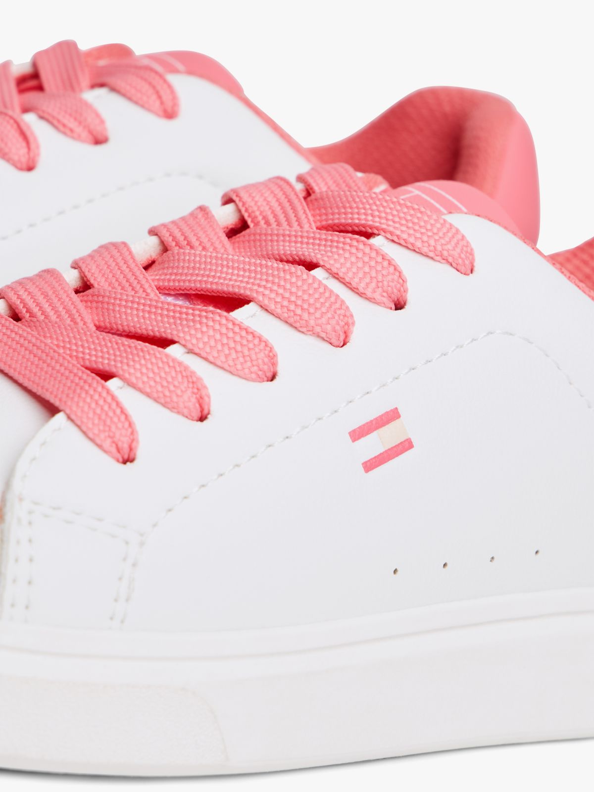 Tonal Flag Two-Tone Trainers — White