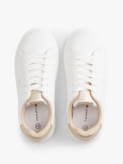 Tonal Flag Two-Tone Trainers — White 3