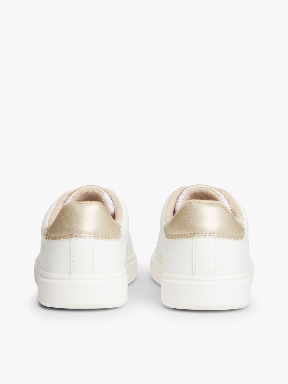 Tonal Flag Two-Tone Trainers — White