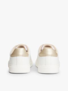 Tonal Flag Two-Tone Trainers — White 4