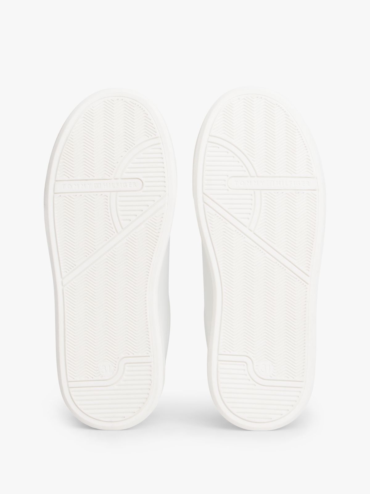 Tonal Flag Two-Tone Trainers — White