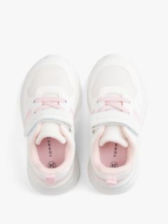 Logo Hook And Loop Trainers — White 3