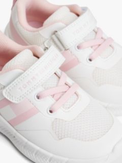 Logo Hook And Loop Trainers — White 6